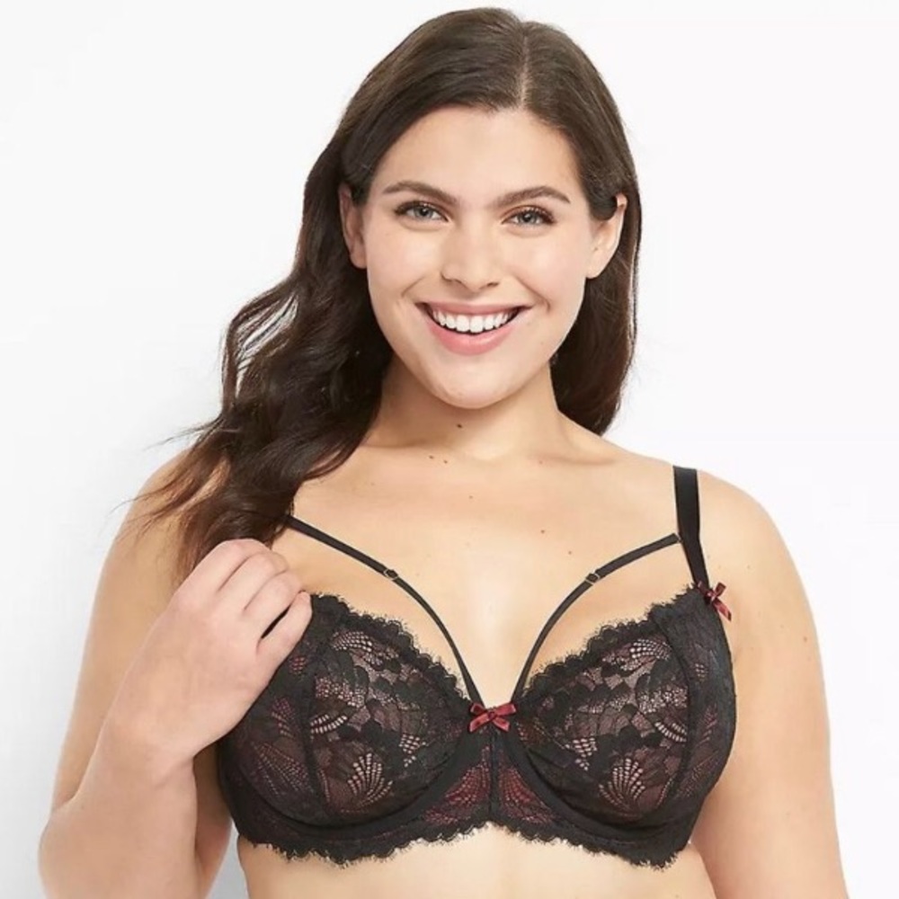 NWOT Cacique Seriously Sexy Lace Balconet Bra